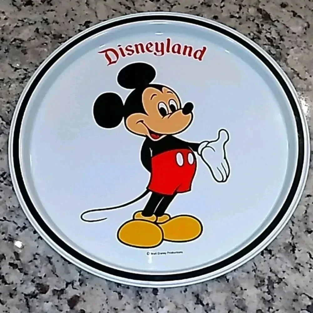 Vintage Disneyland Mickey Mouse Plate - Picture 1 of 6